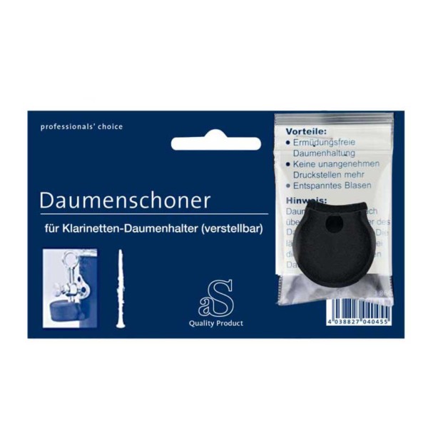aS Daumenschoner Klarinette verstellbar