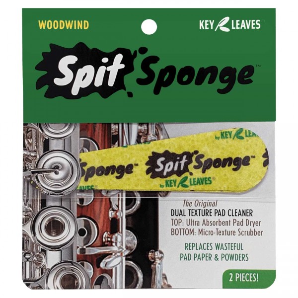 Key Leaves Spit Sponge - Polstertrockner für Holzblasinstrumente (klein)