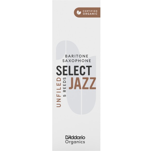 D'Addario Select Jazz Unfiled Baritonsaxophon Blätter