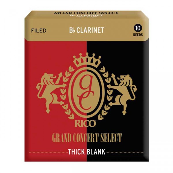 Rico Grand Concert Select Bb-Klarinettenblätter Thick Blank