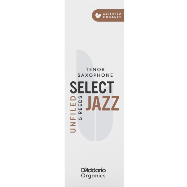 D'Addario Select Jazz Unfiled Tenorsaxophon Blätter