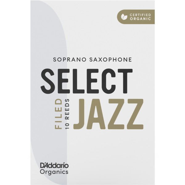 D'Addario Select Jazz Filed Sopransaxophon Blätter