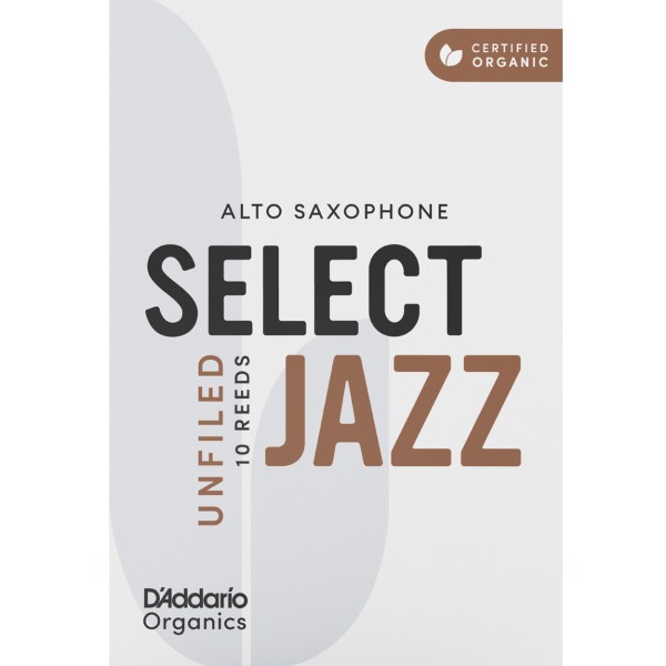 D'Addario Select Jazz Unfiled Altsaxophon Blätter