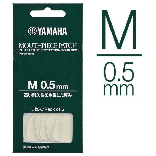 Yamaha Bissgummis (M) transparent 0,5 mm