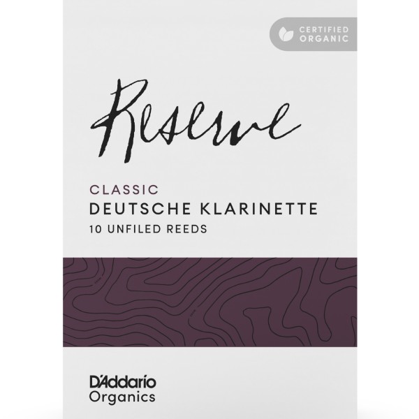 D'Addario Reserve Classic Bb-Klarinettenblätter Deutsch